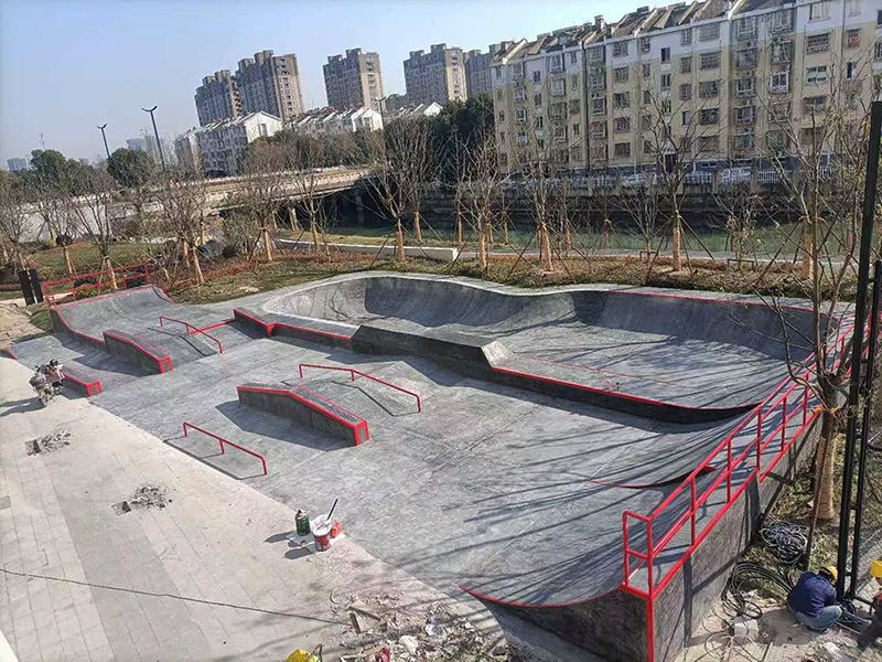 浙江省嘉興市萬(wàn)朵城體育公園極限運(yùn)動(dòng)場(chǎng)